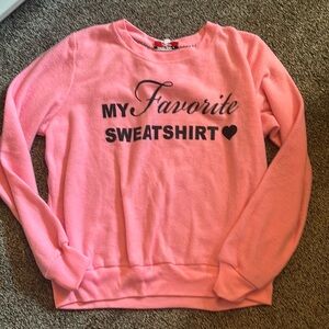 Pink Fleece Crewneck